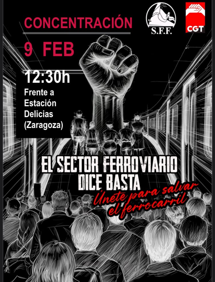 ¡Por un ferrocarril seguro, público y de calidad!